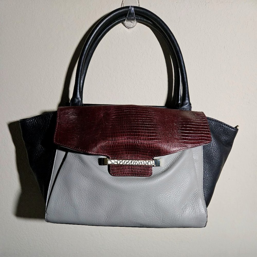 Vince Camuto - Satchel Black, Burgundy, and Grey leather